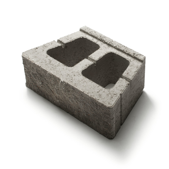 MURBLOCK BRILLIANT VERTIKAL NATURGRÅ | Beijerbygg Byggmaterial