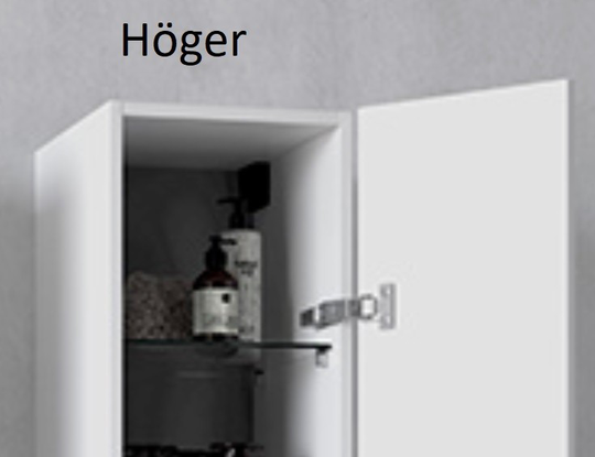 INR Spegelskåp Halomore Ø60 Premium White Höger