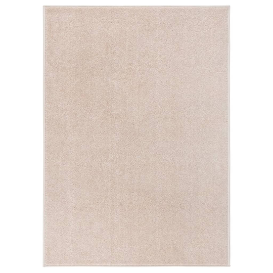 vidaXL Matta 140x200 cm mörk beige