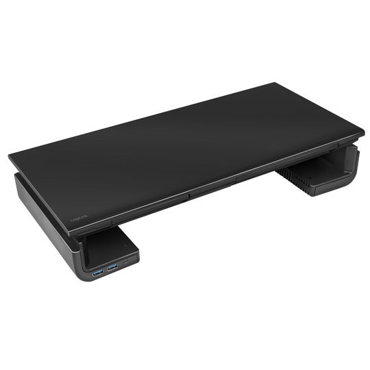 LogiLink Monitorställ 63 cm med USB-hub