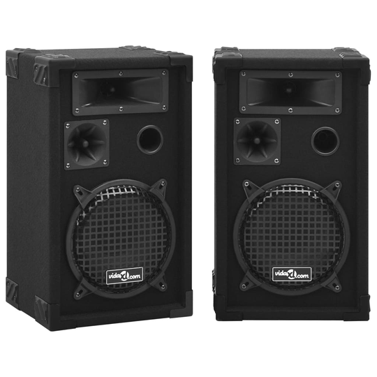 vidaXL Passiva PA-högtalare 2 st 800 W svart