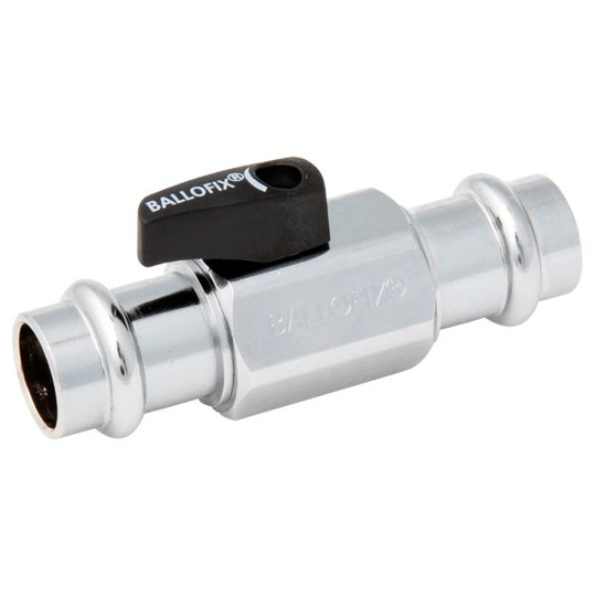 Ballofix 3007 Kulventil pressända x pressända 12 mm
