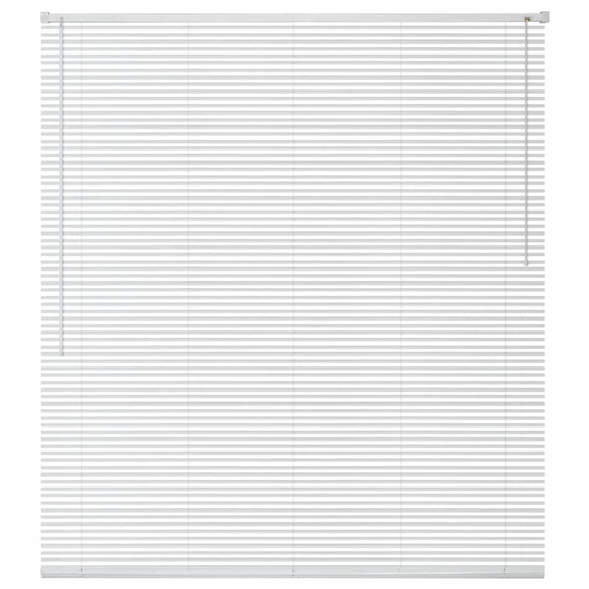 vidaXL Persienner aluminium 140x130 cm vit