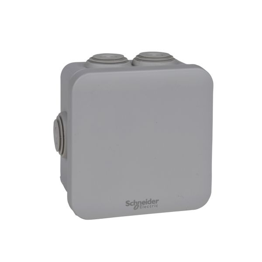 Schneider Electric ENN05004 Kopplingsdosa grå, utvändig 80x80x45 mm