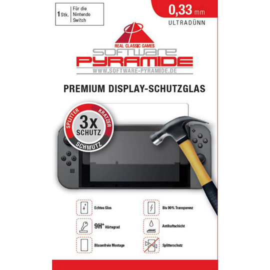 Displayskydd-set Nintendo Switch Software Pyramide 97008