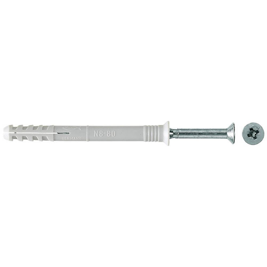 Fischer N 6 x 60/30 S Spikdymling 60 mm 6 mm 048789 100 st