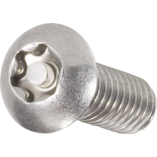 TOOLCRAFT 888764 Skruv linsformat huvud M3 8 mm T-profil med stift Rostfritt stål A2 10 st