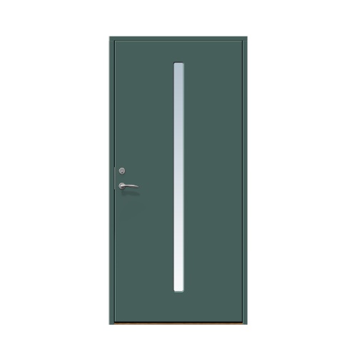 Enkeldörr till villa Åkarp 10 x 20, Högerhängd, Skogsgrön