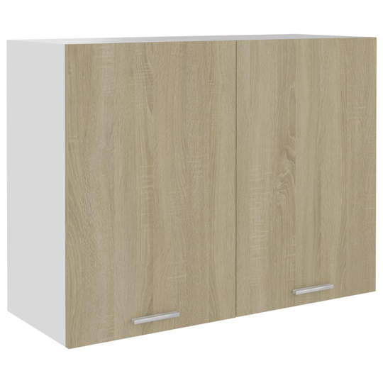 vidaXL Väggskåp sonoma-ek 80x31x60 cm konstruerat trä