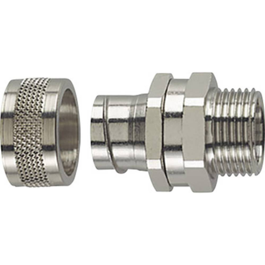 HellermannTyton 166-31113 PCS20-SM-PG13-NPB-ML Slangskruvlåsning Metall PG13.5 Rak 1 st