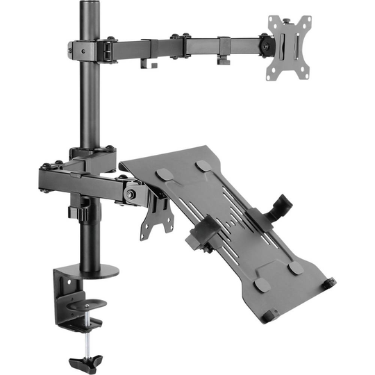SpeaKa Professional SP-MM-302 1x Monitorfäste 33,0 cm (13) - 81,3 cm (32) Tilt + Svängbar, Justerbar i höjd