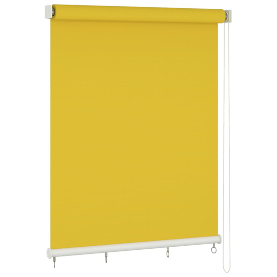 vidaXL Rullgardin utomhus 220x140 cm gul