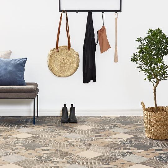 Vinylgolv Tarkett Iconik 240 Zaragoza Tile Cement
