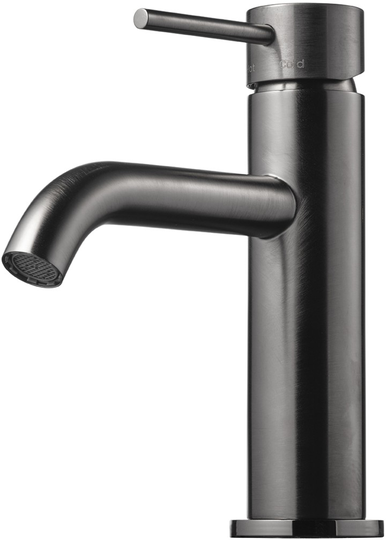 Tapwell Tvättställsblandare EVM072 Borstad Black Chrome