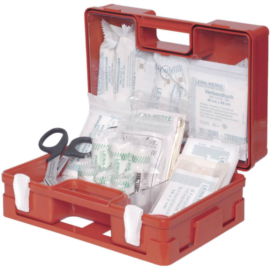 Leina REF 21035 Classic första hjälpen-låda DIN 13169 Orange