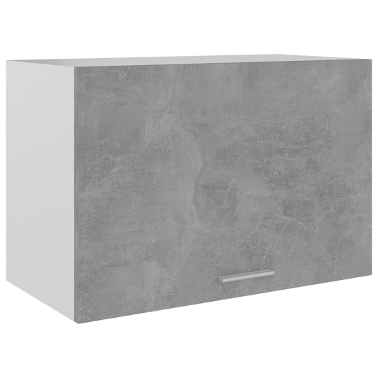 vidaXL Väggskåp betonggrå 60x31x40 cm konstruerat trä