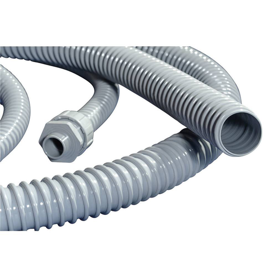 HellermannTyton 166-40001 PSR12 Korrugerat rör (value.1363853) Grå 10 mm Metervara