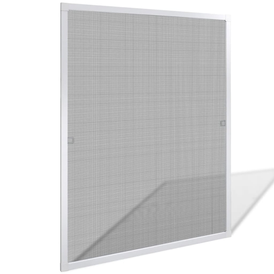 Vitt insektsnät till fönster 80 x 100 cm