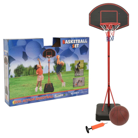 vidaXL Basketkorg justerbar 190 cm