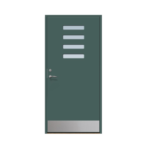 Enkeldörr till villa Röshult 9 x 20, Högerhängd, Skogsgrön
