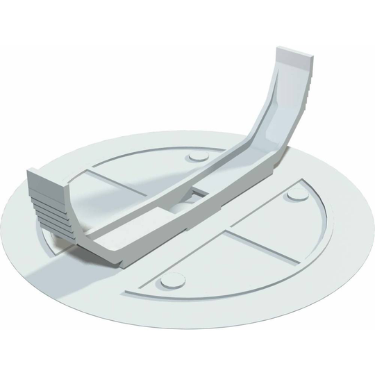 Doslock m snäppfäste OBO Bettermann 2003227 (Ø x D) 70 mm x 1 mm