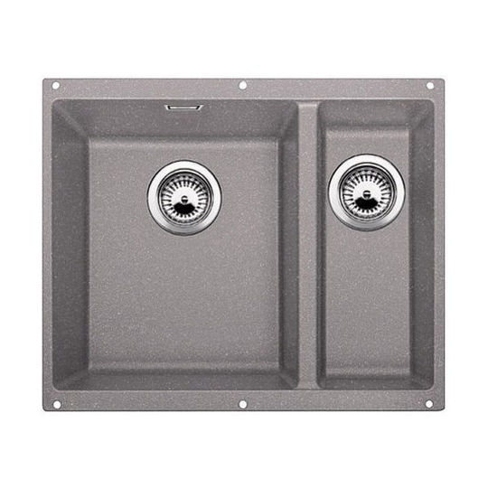 Blanco Undermonterad Diskho Subline 340/160 U Alumetallic