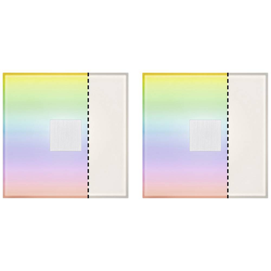 LED-Panel (Bas) LED 2.2 W N/A Paulmann LumiTiles Basic Set Square 10x10cm 78412 Vit