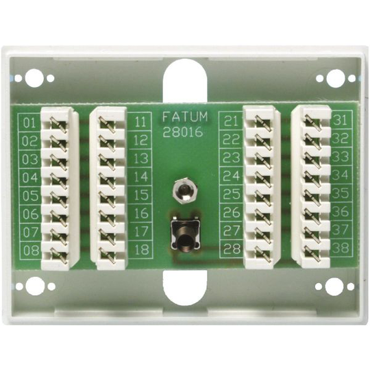 Alarmtech Fatum Mini Larmbox 16-polig, med sabotagekontakt Slits/slits