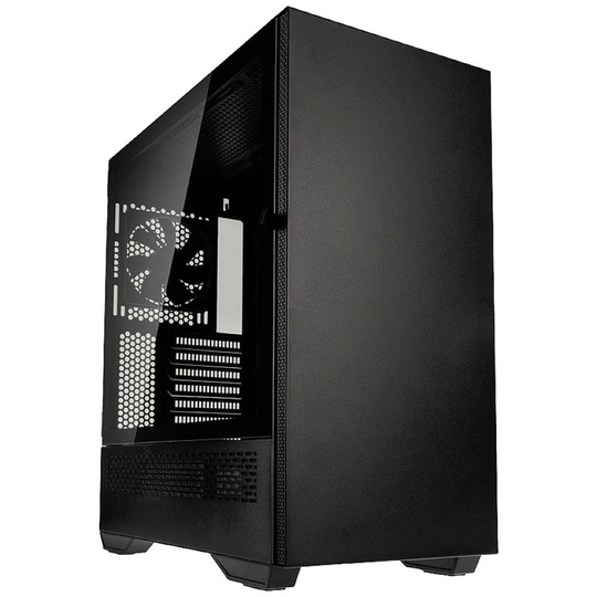 Midi-Tower Hölje, Datorchassi GAMER Kolink Stronghold Prime Svart 2 Förinstallerade Fläktar, Sidofönster, Dammfilter