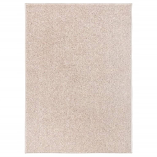 vidaXL Matta 120x170 cm mörk beige