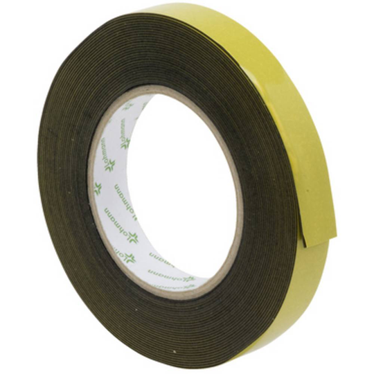 SWG 9850101975 Dubbelsidiga tejp Svart (L x B) 10 m x 19 mm 1 st