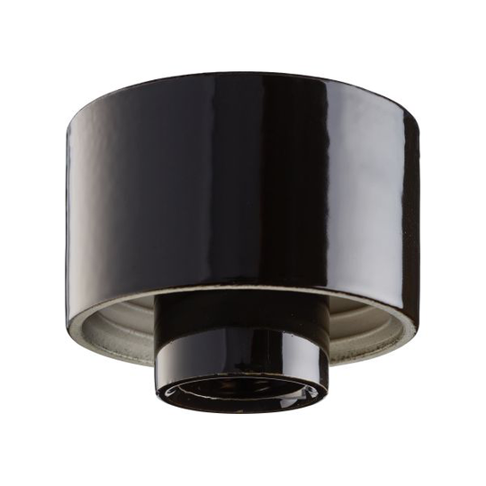 Ifö Electric 55731-000-16 Sockel rak, E27, IP54 Svart