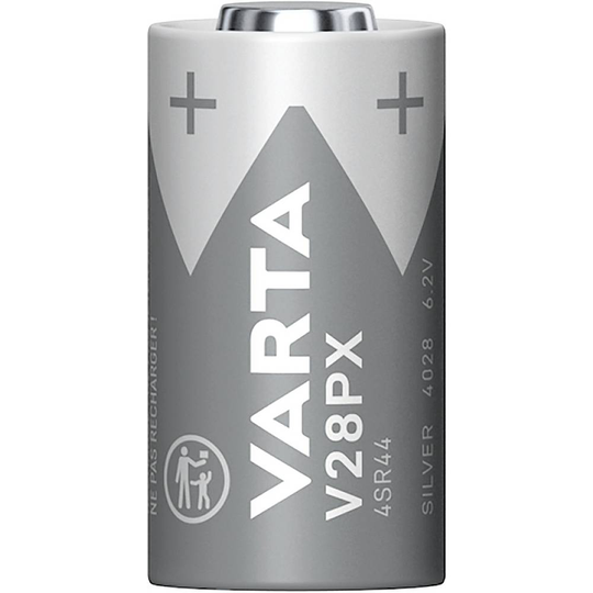 Fotobatteri 4SR44 Silveroxid Varta SILVER Cylindr.V28PX/4SR44 Bl1 145 mAh 6.2 V 1 st