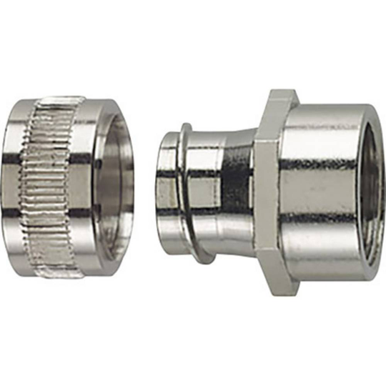 HellermannTyton 166-31300 PCS16-FF-M20-NPB-ML Slangskruvlåsning Metall M20 Rak 1 st