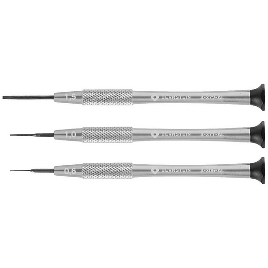 Bernstein Tools 4-360-E01 Skruvdragar-set för urmakare 3 delar