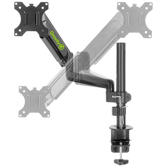 Gravity SA 6131 B 1 st Monitor bordsfäste 33,0 cm (13) - 68,6 cm (27) Svängbar, Justerbar i höjd, Vridbar