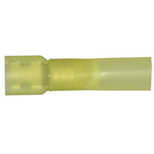 Vogt Verbindungstechnik 3967sh Flatstifthylsa Anslutningsbredd: 6.3 mm Anslutningstjocklek: 0.8 mm Helisolerad Gul 1 st