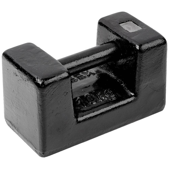Kern 366-87 M3 10 kg kontrollvikt block, lackerat gjutjärn maximalt möjlig mängd per pall: 60, platt rate (max. 300 kg): Max. 30