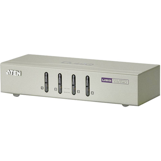 ATEN CS74U-AT 4 Port KVM-switch VGA USB 2048 x 1152 Pixel