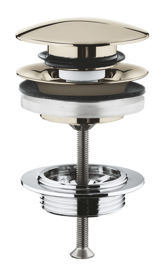 Grohe Bottenventil Nickel