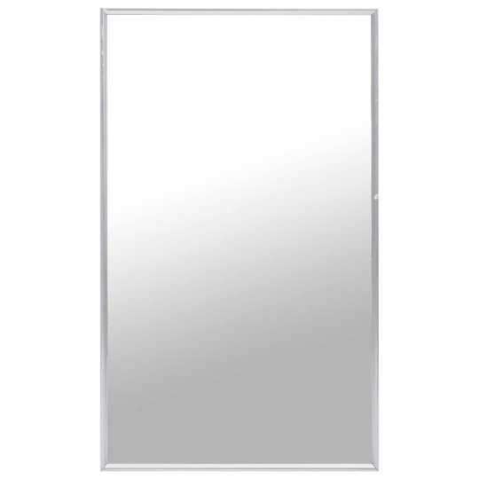 vidaXL Väggspegel silver 100x60 cm