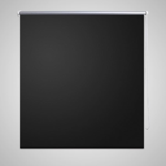 vidaXL Rullgardin svart 100 x 230 cm mörkläggande