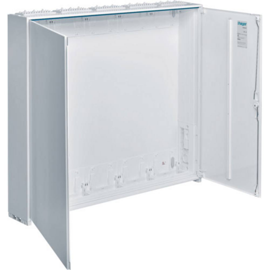 Hager ZB35S ZB35S Panel för mätarmontage Utanpåliggande, Infälld, delvis försänkt Moduler totalt = 420