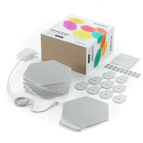 Nanoleaf - Shapes - Hexagons Startkit - 9 Paneler