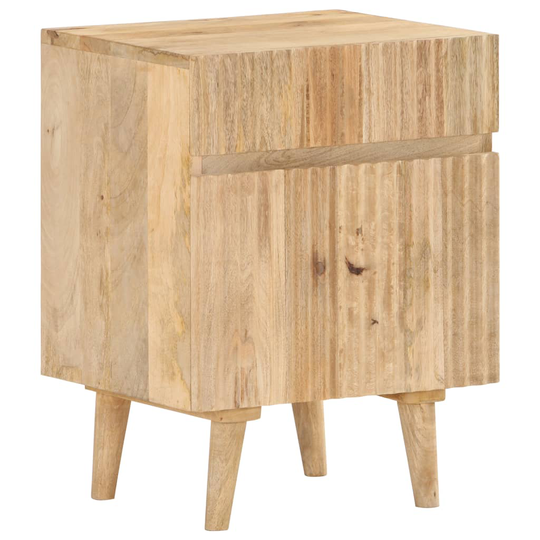 vidaXL Sängbord 40x35x54 cm massivt mangoträ