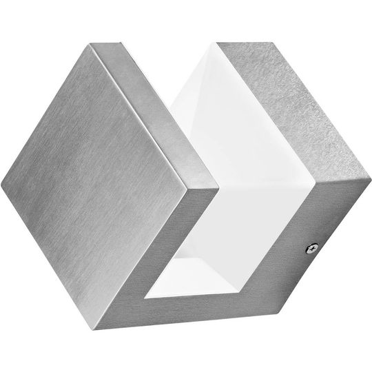 LEDVANCE Endura Style Pyramid 4058075477896 LED-utomhusväggbelysning 9.00 W EEK: beroende av ljuskälla Rostfritt stål