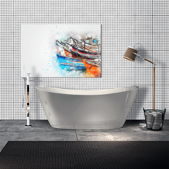 Mosaik Royal Vit Blank 2,8x2,8 cm