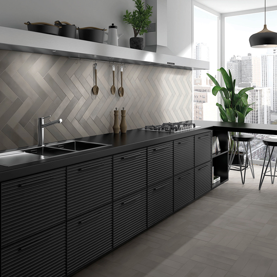 Klinker Arredo Detroit Darkgrey 7x30 cm