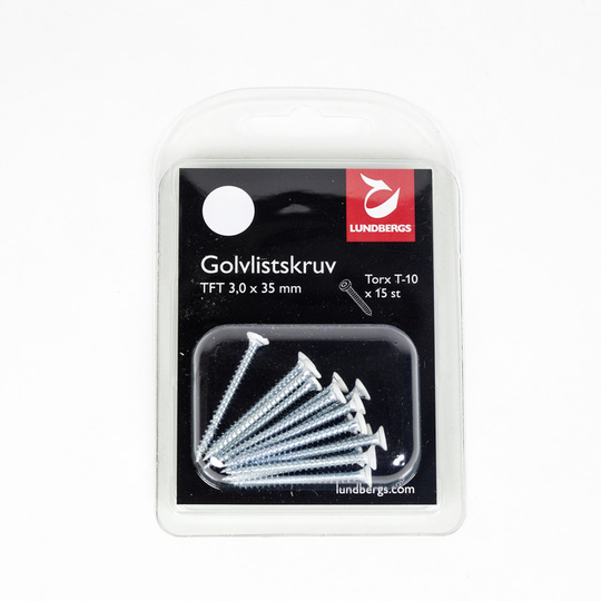 GOLVLISTSKRUV TFT VIT 3.0X35 | Beijerbygg Byggmaterial