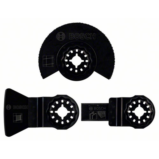 Multiverktyg Value Pack 3 delar Bosch Accessories PMF 2607017324 1 set